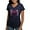 Navy, variant on CafePress - Pink Bowling Pins Women's V Neck Dark T Shirt - Women's V-Neck Dark T-Shirt