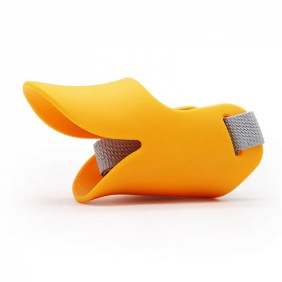 Dog Muzzle Silicone Duck Mouth Mask For Stop Barking Adjustable Anti-Bite Dog Mouth Cover, Breathable Washable Training for Dogs