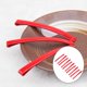 thumbnail image 4 of 6 Piezas de Broches de Metal para El Cabello, Horquillas Elegantes para El Cabello, para El Ocio Informal , rojo, un tamaño, 4 of 9