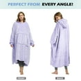 thumbnail image 3 of Catalonia Full Body Oversized Blanket Hoodie Sweatshirt, Extra Long Wearable Fleece Pullover, Gift for Adult Men Women Wife Girlfriend, 3 of 5