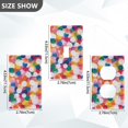 thumbnail image 7 of Yayeee Toggle Light Switch Wall Plate 1-Gang 4.5"x2.7" Home Decorative Outlet Cover, White Colorful Circles, 7 of 7