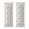thumbnail image 1 of Fotbe Chickens Funda para Almohada Corporal con Diseño, Funda de Microfibra Ultrasuave de 20x54 Pulgadas, Ropa de Cama Elegante, 1 of 7
