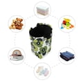 thumbnail image 7 of Yayeee Freestanding Laundry Hamper with Handle Collapsible Large Storage Basket for Clothes, Gray Floral, 7 of 7
