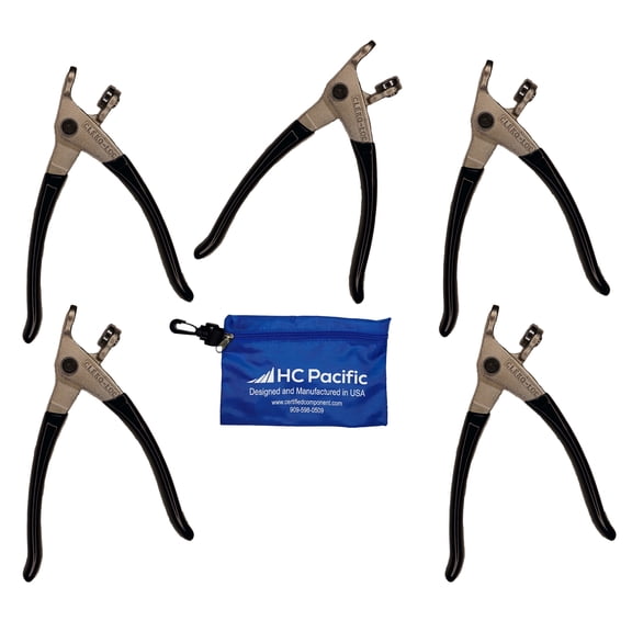 5 Cleco Pliers with Pouch