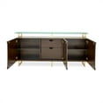 thumbnail image 4 of Michael Amini Belmont Place 2-Drawers Buffet/Sideboard in Espresso, 4 of 13