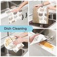 thumbnail image 2 of Yayeee 6 Pack Kitchen Dish Cloths Set for Washing Soft Drying Absorbent Microfiber Towels, Light Gray Cat Pattern, 2 of 9