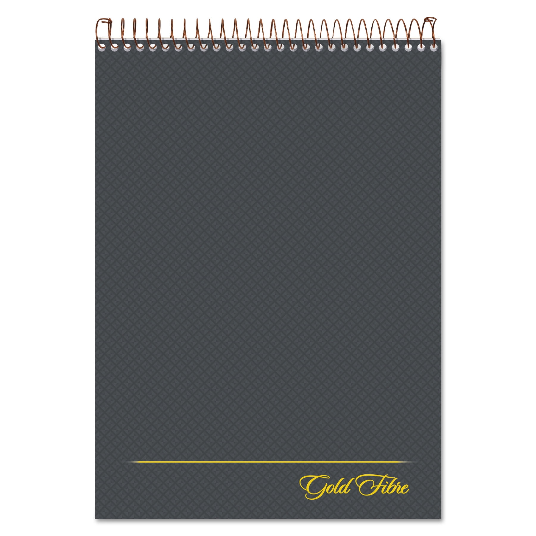 Ampad Gold Fibre Wirebound Writing Pad with Cover, 1 Subject, Project Notes, Gray, 8.5' x 11.75', 70 Sheets