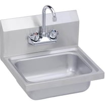 Elkay SEHS-17X Elkay wall monted economy hand sink with deck mounted faucet