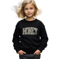 thumbnail image 6 of Honey Camo Sweatshirt for Women & Girls - Trendy Camouflage Graphic Crewneck Pullover Black Sweatshirt 4T, 6 of 8