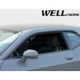 thumbnail image 5 of Wellvisors Side Window Visors Wind Deflectors Rain Guard Premiums Series for 2008 2009 2010 2011 2012 2013 2014 2015 2016 2017 2018 2016 2020 2021 2022 Dodge Challenger 3-847DG008, 5 of 6