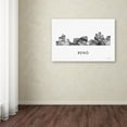 thumbnail image 3 of Trademark Fine Art 'Reno Nevada Skyline WB-BW' Canvas Art by Marlene Watson, 3 of 3