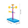 thumbnail image 4 of 1 juego de veleta de viento, juguete para ensamblar, juguete de experimento educativo científico para niños, 4 of 7