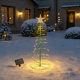 thumbnail image 7 of Vacemry Under $5 Solar Christmas Tree Light, 8 Lighting Modes Color Changing LED, IP55 Waterproof Outdoor Garden Decor, Automatic Dusk to Dawn Operation for Patio, 7 of 7