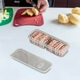 thumbnail image 4 of HongMinWen Fridge Fresh-Keeping Compartment Organizer Box, Food Prep Containers Reusable, Divided Clear Produce Fruit Storage Containers for Food, Vegetable, 4 of 7