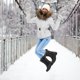 thumbnail image 4 of Dream Pairs Mujeres Botas de nieve impermeables Piel sintética Media pantorrilla con cordones Botas de nieve cálidas de invierno DP-CANADA Dream Pairs DP-CANADA, 4 of 5