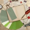 thumbnail image 4 of Greenadscape Papel Decorativo Verde Ideal Para Scrapbook Material Creativo Y Proyectos De, 4 of 6