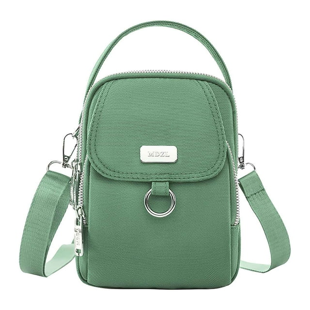 EGNMCR Organisateurs et Rangement de Garde-Robe, Sac Bandoulière Imperméable pour Femmes, Sac pour Téléphone Mobile à Compartiments Multiples Sac Messager pour Femmes Sac Décontracté en Toile Oxford Sac pour Femmes Épaule Bandoulière Rangement