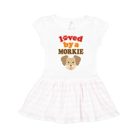 

Inktastic Morkie Dog Gift Gift Toddler Girl Dress