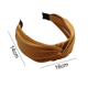 thumbnail image 2 of Diademas para mujer, antideslizantes, a la moda, hechas con tela antideslizante única, diadema anudada de cuero de larga duración, 2 of 5