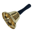 thumbnail image 6 of Gold Steel Hand Bell Loud Call Bell Alarm, Family Loves, Musical Hand Bells, Cow Bells with Stick Grip-A, 6 of 6