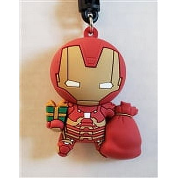 Monogram Marvel Holiday Collection 3D Bag Clip - Iron Man