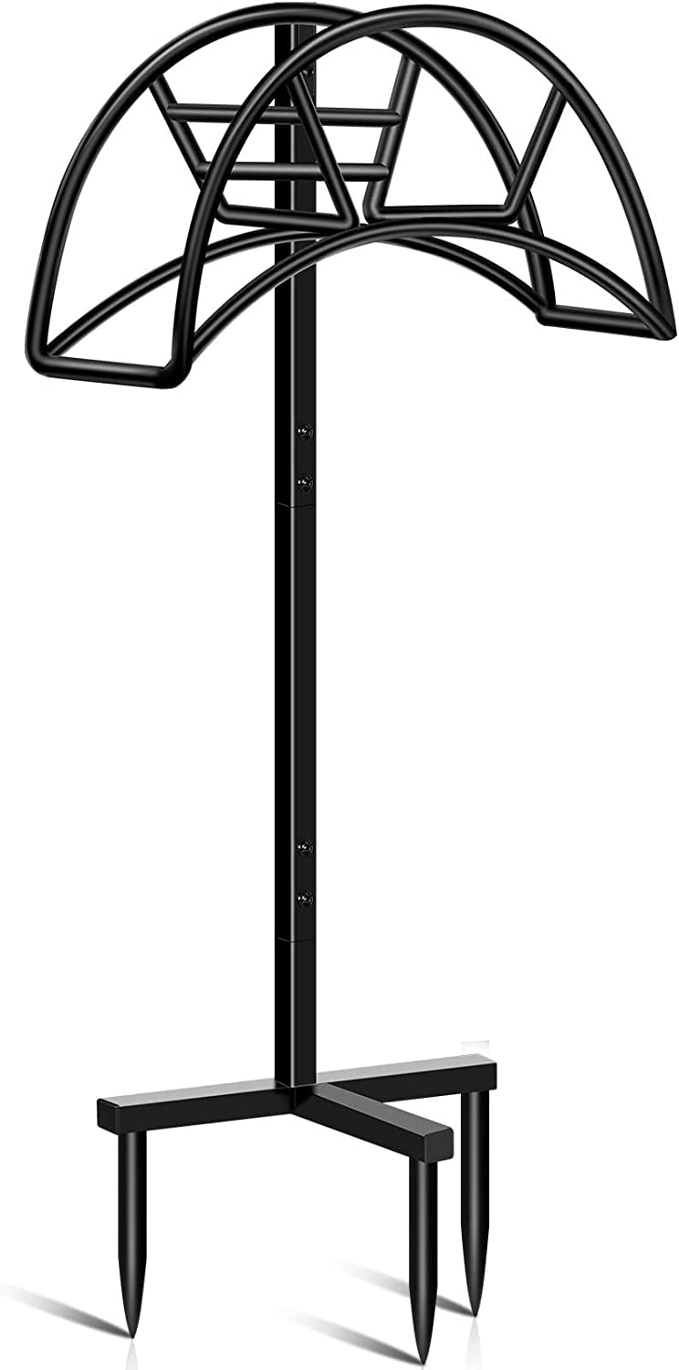 ANYWAY.GO Garden Hose Holder Detachable Metal Water Hose Holder Hose