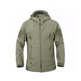 thumbnail image 2 of DLP Tactical Stalker Soft Shell Waterproof & Windproof Fleece Hooded Jacket (XXL, Green), 2 of 4