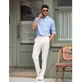 thumbnail image 4 of COOFANDY Men's Classic Fit Flat Front Dress Pants No Iron Premium Casual Pants, 4 of 10
