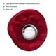 thumbnail image 3 of Broches de flores de tela Uxcell, exquisitas rosas de seda con perlas, corsages florales para mujeres en color rojo vino, 3 of 7