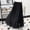 Black, variant on Women's Long Maillard Fall Skirt Elegant High Waist Party Wedding Flared A Line Midi Skirts Skirt Extender Beach Skirt A Line Skirt plus Size Skirt Side Slit Skirt Rainbow Skirt for Women Athletic