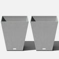 thumbnail image 1 of Veradek Pure Series Nobleton 22" Planter 2 Pack Grey, 1 of 9