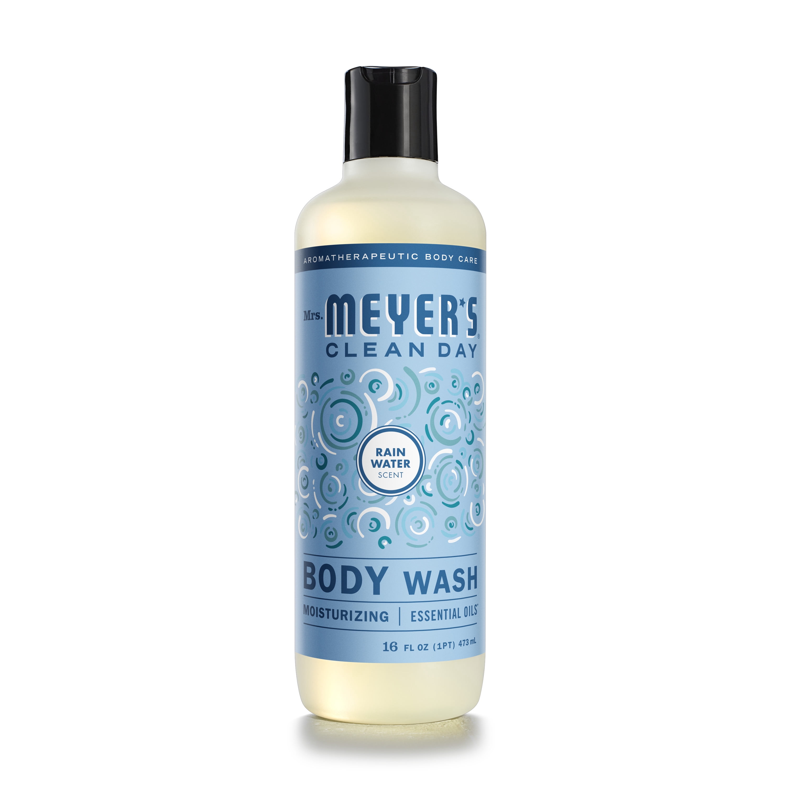 Mrs. Meyer's Clean Day Body Wash, Rain Water, 16 fl oz (6 pack)
