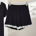 thumbnail image 5 of Wensltd Women Sleep Pants Elastic Waist Wide Leg Soft Lightweight Comfy Casual Nightwear for All Season, 5 of 5