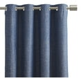 thumbnail image 2 of Eclipse Auden Traditional Blue Grommet Blackout Single Curtain Panel, 52" x 63", 2 of 5