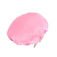 thumbnail image 4 of Gorro de ducha Gorro de baño Elástico de doble capa Suave ajustable Se adapta a Cabello largo y grueso Gorro de pelo Protector de cabello para salón Rosa claro Yinane Gorro de ducha, 4 of 8
