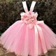 thumbnail image 3 of Vestido de tul con tutú y flores de hortensia para niña, vestido de princesa de hadas, vestido de fiesta de cumpleaños para boda para niña, 3 of 5