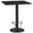 Black, variant on Emma + Oliver 36" Square Walnut Laminate Bar Table Top-24"RD Base/Foot Ring