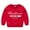 1#Red, variant on Kiijoy Toddler Boys Christmas Sweatshirt Letter Print Long Sleeve Pullover Top, Sizes 4-5