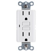 GE 15A GFCI Outlet, White  32073