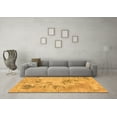thumbnail image 3 of Ahgly Company Indoor Rectangle Abstract Orange Modern Area Rugs, 8' x 10', 3 of 4