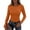 Saffron, variant on Lumtrix Women's Ribbed Long Sleeve Basic Top - Soft Stretch Crewneck Shirt for Work & Casual Fashion Slim Fitted Blouse Light Brown S