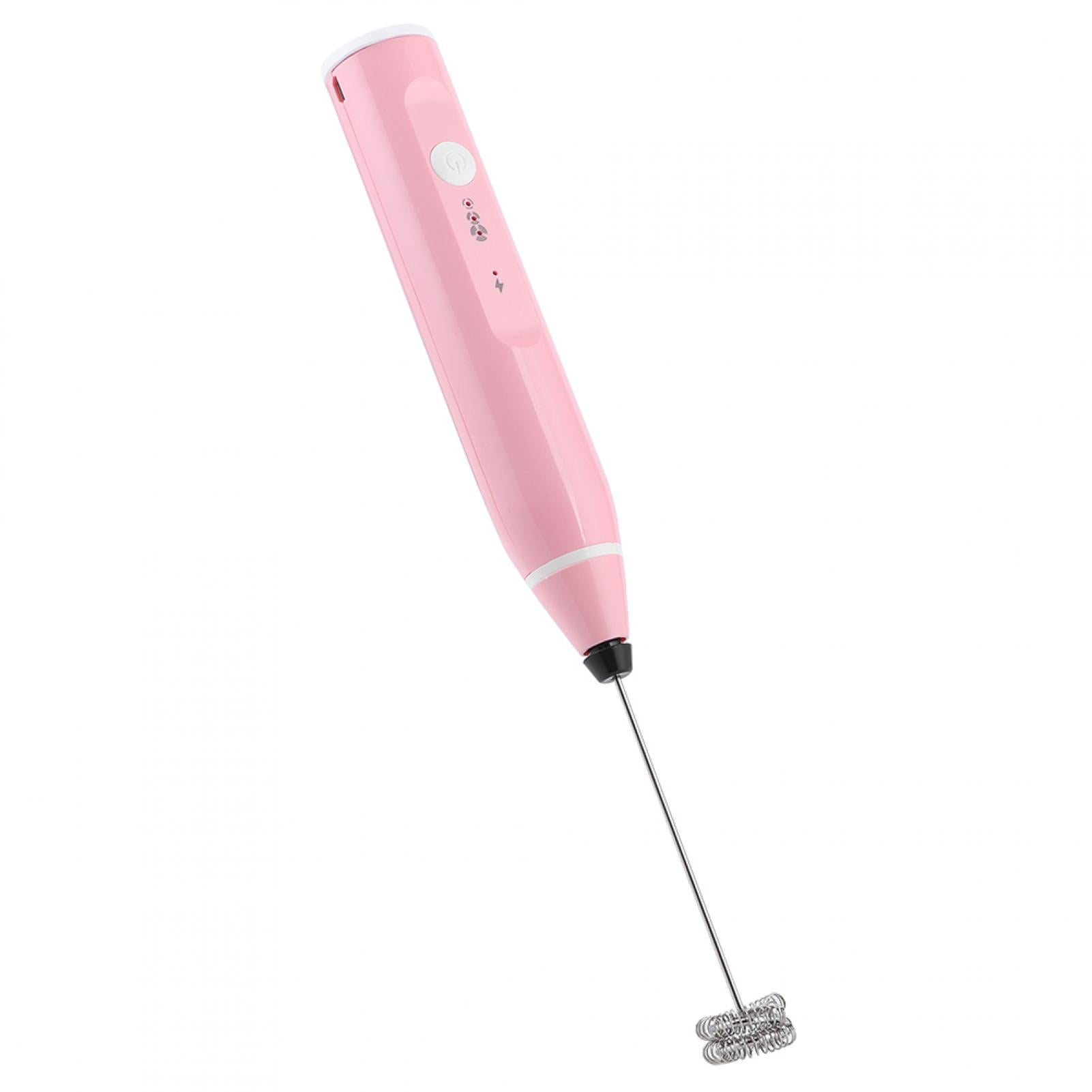 USB Rechargeable Milk Frother, Intelligent , Convenient Drink Store For  Home Cafe Shop Restaurant Pink 