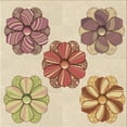 thumbnail image 1 of Ahgly Company Machine Washable Indoor Square Transitional Khaki Gold Area Rugs, 7' Square, 1 of 7