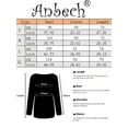 thumbnail image 4 of XCHQRTI Splicing Color Women Blouse Shirt Fall Tops Trendy Shirt Long Sleeve Casual Work Tops with Splicing Design, 4 of 4