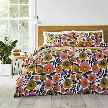 Marimekko Rosarium Duvet Cover Set, King, Pink King Duvet