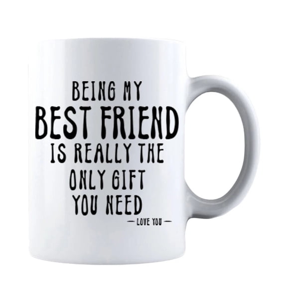Best Friend Coffee Mug | LoveYou Quote | Fun Gift for Bestie