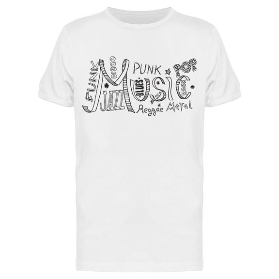 Music Doodles Tee Men's -Image by Shutterstock Men's T-shirt