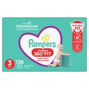 Pampers Cruisers 360 Diapers Size 3, 136 Count (Select for More Options)