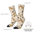 thumbnail image 2 of Yiaed Cartoon Poodle Dog Print Great elasticity Crew Socks Sports socks for Men and Women, 2 of 5