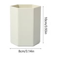 thumbnail image 3 of Leodye 1PCS Desktop Pen Holder office Organizer Multifunctional Storage Box for Students Stationery Pens and office Supplies -3.94*3.15*3.15 in, 3 of 6